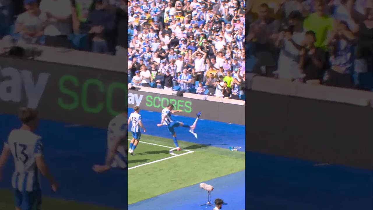 Dunk 🆚 corner flag 🚩 💥 #brightonandhovealbion #lewisdunk