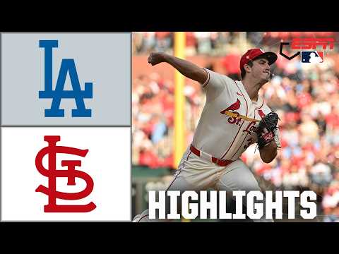 Los Angeles Dodgers vs. St. Louis Cardinals | Full Game Highlights | ESPN MLB