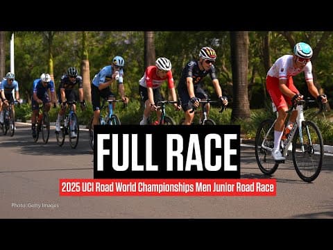 Replay: 2025 UCI Road World Championships - Men Junior Road Race