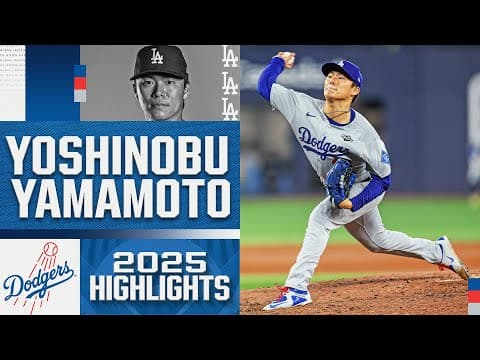 Over 40 minutes of Yoshinobu Yamamoto highlights from 2025! (2025 World Series MVP) | 山本由伸ハイライト
