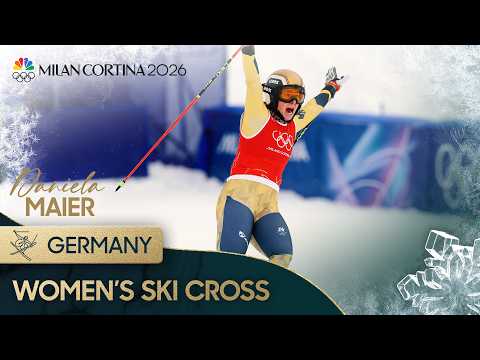Daniela Maier secures Germany's FIRST Olympic ski cross gold | Winter Olympics 2026 | NBC Sports