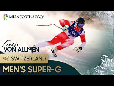 Franjo von Allmen powers his way to HISTORIC gold in super-G | Winter Olympics 2026 | NBC Sports