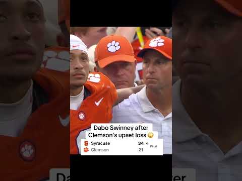 A tough loss for Dabo!