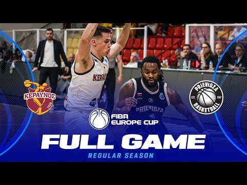 LIVE - Keravnos BC v BC Prievidza | FIBA Europe Cup 2025-26 | Regular Season