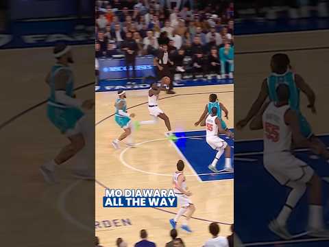 Mohamed Diawara with a lil steal and score action 😤 #knicks #nba #preseason #basketball #shorts