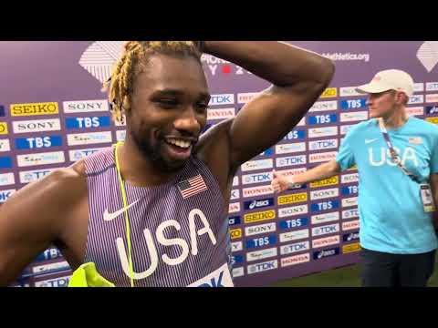 Noah Lyles after world-leading 19.51 in 200m semis at 2025 Worlds