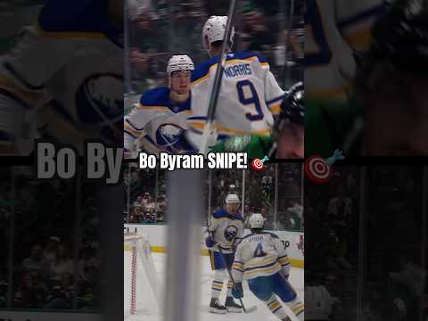 Bo knows SNIPES! 🚀 #nhl #buffalosabres #hockey
