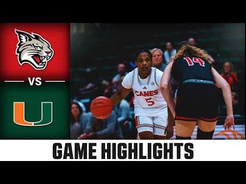 Miami vs. Davidson Game Highlights | 2025-26 ACC Women's Basketball