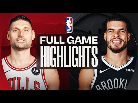 BULLS at NETS | FULL GAME HIGHLIGHTS | January 16, 2026