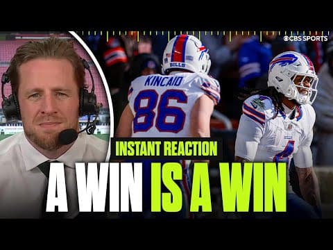 Bills escape Browns for 4th straight win | Myles Garrett ONE SACK AWAY from single-season record