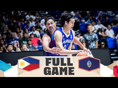 LIVE - Philippines v Guam | FIBA Basketball World Cup 2027 Asian Qualifiers