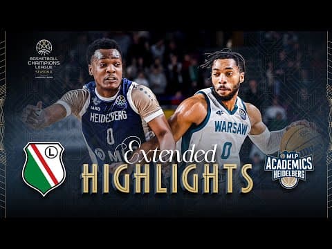 Legia Warszawa v MLP Academics Heidelberg | Full Game Highlights | #BasketballCL 2025-26