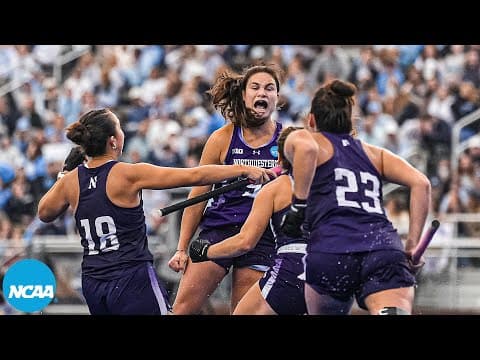 Northwestern shocks 1-seed UNC with OT winner in NCAA field hockey semifinal
