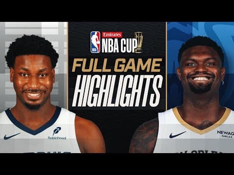 GRIZZLIES at PELICANS | EMIRATES NBA CUP 🏆 | FULL GAME HIGHLIGHTS | November 26, 2025