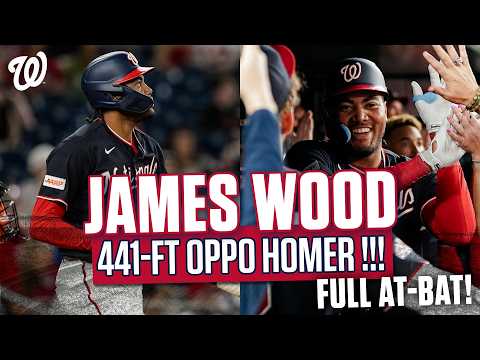 James Wood Crushes Longest Oppo Home Run Since 2023! | Full At-Bat