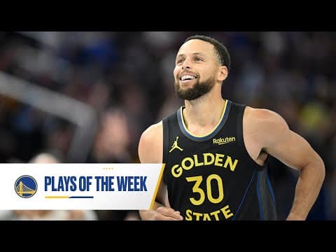 Golden State Warriors Plays of the Week | Week 5 (2025-26 NBA Season)