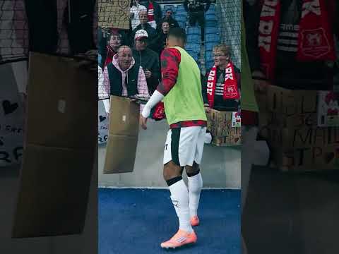 👏 LUDO BLAS offre son MAILLOT à une jeune SUPPORTRICE 😍