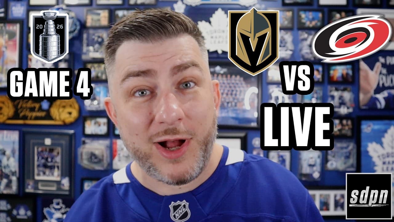 Stanley Cup Final: Hurricanes vs Golden Knights GAME 4 LIVE w/ Steve Dangle