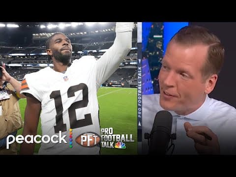 Shedeur Sanders wins first NFL start for Browns, stifles Raiders | Pro Football Talk | NFL on NBC