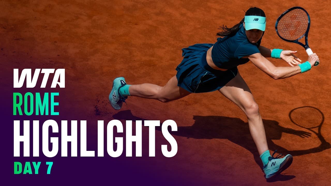 Round of 16 in Rome featuring Cirstea, Andreeva, Gauff, and more | WTA Match Highlights