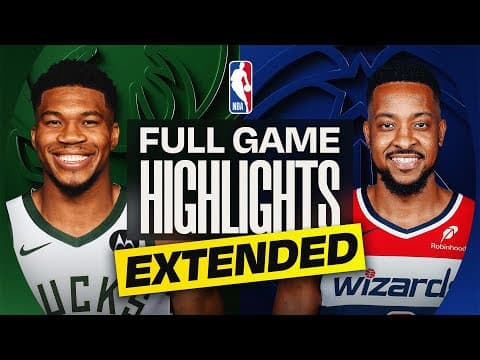 EXTENDED: BUCKS at WIZARDS | FULL GAME HIGHLIGHTS | December 1, 2025