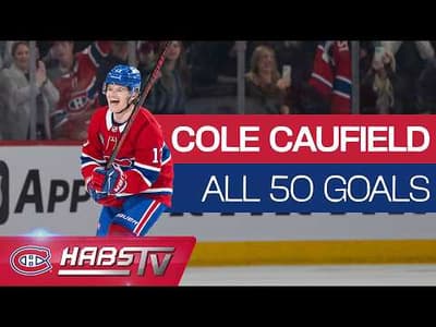 Goals 1 to 50 for Cole Caufield | 2025-26 SEASON MILESTONE