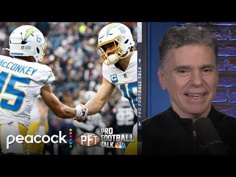 Chargers’ Ladd McConkey: Justin Herbert’s will to win is so evident | Pro Football Talk | NFL on NBC