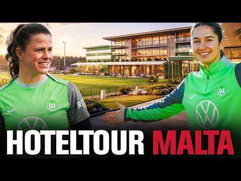 Inside Malta 🇲🇹 | 𝐃𝐢𝐞 𝐖𝐨𝐥𝐟𝐬𝐛𝐮𝐫𝐠! 🏰 Mit Tuffi & Schöni auf Hoteltour im Winter-Trainingslager 📹💚