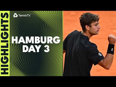 Shelton & Altmaier Rollercoaster; Cobolli vs Buse; Darderi Features | Hamburg 2026 Day 3 Highlights