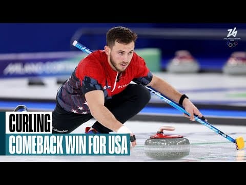 Team USA curlers steal win from Estonia