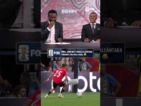 Mikel John Obi and Thiago's reaction to this Egyptian goalscoring chance last night is priceless 🇪🇬