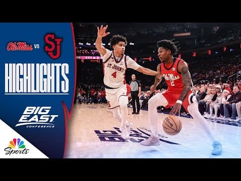 Ole Miss vs. No. 23 St. John’s | COLLEGE BASKETBALL HIGHLIGHTS | 12/6/25 | NBC Sports