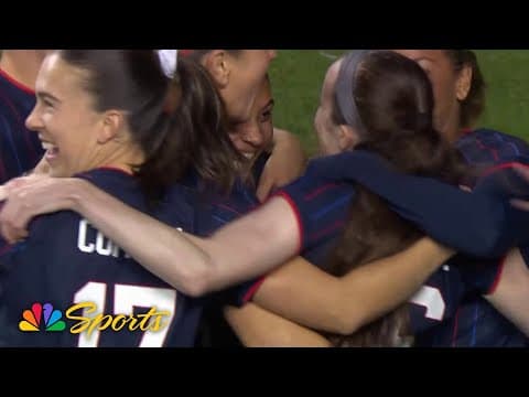 USWNT's Rose Lavelle opens scoring against Portugal | NBC Sports