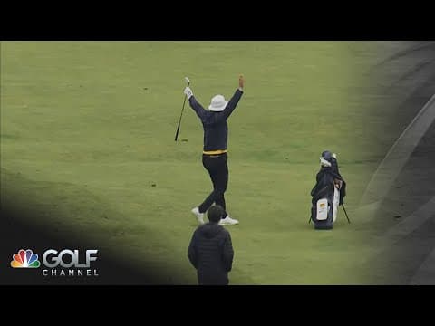 CAL's Claudia Miravitlles sinks hole-out for eagle at St Andrews Links Collegiate | Golf Channel