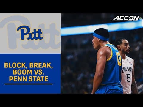 Pitt's Block, Break, and Boom vs. Penn State
