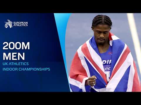 Azu Targets Double Gold! 🥇 Men's 200m Race Replay | UK Athletics Indoor Championships