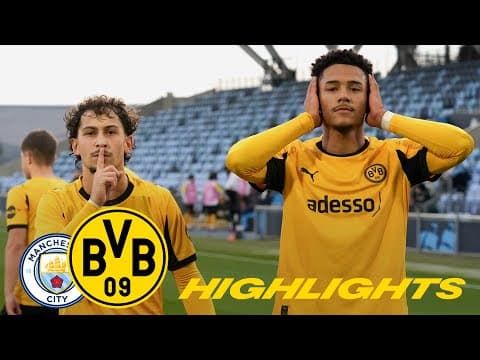 U19 shines at Manchester City | Highlights | Youth League
