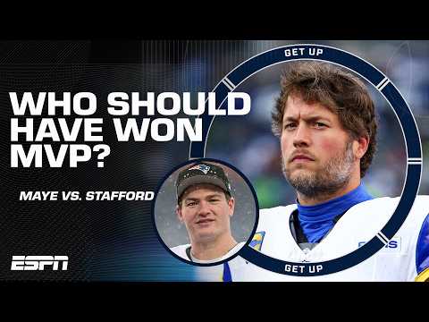 Jeff Saturday says Drake Maye should have won MVP 😳 | Get Up