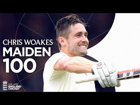 Chris Woakes' Maiden Test Century | England v India 2018