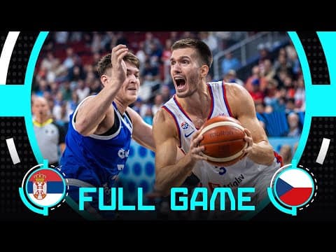 Group Phase | Serbia v Czechia | Full Basketball Game | FIBA EuroBasket 2025