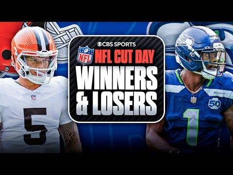 2025 NFL Cut Day Winners and Losers: Biggest Moves of the Day! | CBS Sports