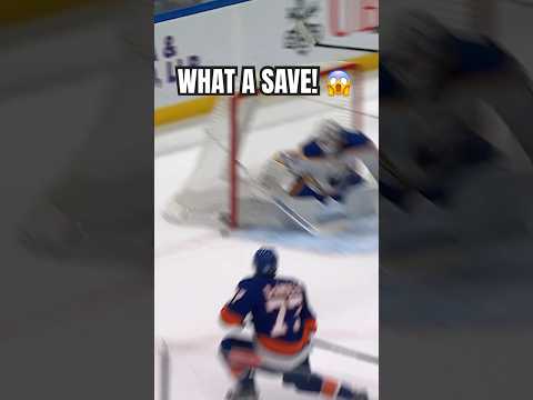WHAT A SAVE BY ALEX LYON! 🦁 #nhl #buffalosabres #goalie