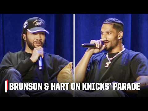 Jalen Brunson and Josh Hart on the Knicks Championship parade 🏆 | The Roommates Show