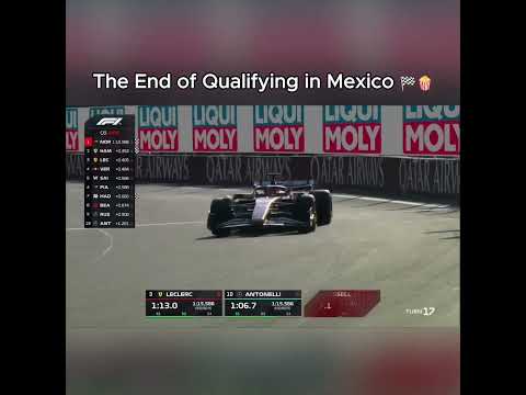 McLaren & Ferrari will lead the grid at the 2025 Mexican Grand Prix 🔥🏁