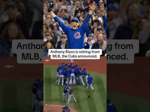 Rizzo will retire a Cub 👏