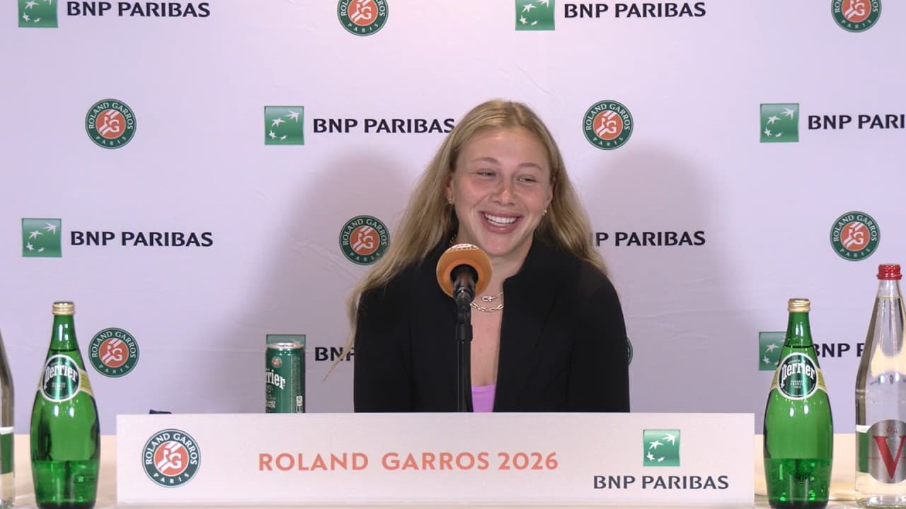 Roland-Garros 2026 - Amanda Anisimova: “I’m hoping to get pushed a bit more”