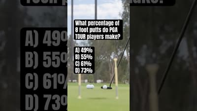 Free up your putting stroke and roll the ball through the uprights (and into the cup) w/ this drill.