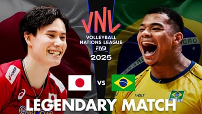 🇯🇵 Japan vs Brazil 🇧🇷 | Legendary Volleyball Battle !!!