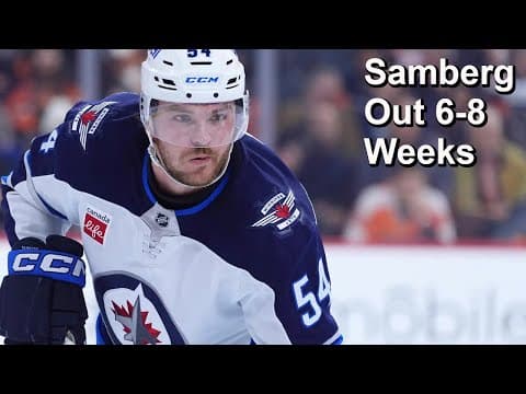 Samberg Out 6-8 Weeks, Why the Blues Cut Jiricek and Carbonneau, Waiver News
