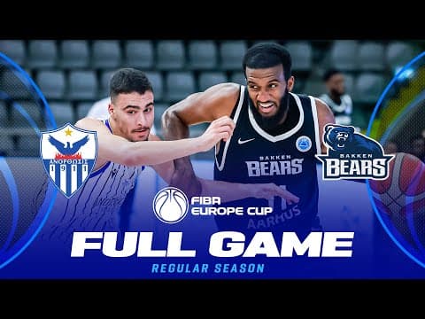 LIVE - Anorthosis Famagusta v Bakken Bears | FIBA Europe Cup 2025-26 | Regular Season